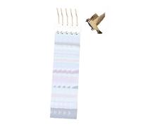 LIOOBO 5pezzi Nastro Riflettente per Uccelli Nastro Scaccia Uccelli Doppio Lato per Giardino Fattoria e Molo Stile Casual