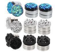 LIOOBO 6 paia Magnetici Clip per e Decorativi Piercing Design Accessori Anallergici e Inossidabili