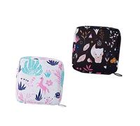 LIOOBO -Assorbenti Mestruali in Nylon 2 Pezzi Portatile per Design Cerniera