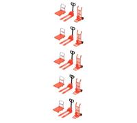 LIOOBO Carrello Elevatore Con Piattaforma e Puleggia a Mano Per Decorazioni Casa Delle Bambole e Ornamenti Da Collezione - Perfetto Per Ambientazioni e Scenari Creativi