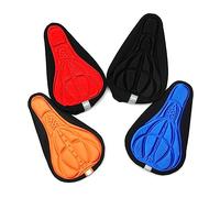 LIOOBO Coprisella Bici Silicone Cuscino Imbottito Ergonomico Coprisedile Antiscivolo Facile Usare per Esperienze Guida Confortevoli