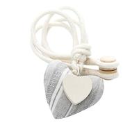 LIOOBO - Fermatenda a Forma di Cuore, Chiusura Magnetica, Stile Rustico, per casa, Hotel