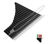 LIOOBO Flauto Pan Professionale in Legno Chiave C - Strumento Musicale Tradizionale Portatile e Resistente Per Insegnamento - Performance e Relax Ideale Per Principianti e Musicisti