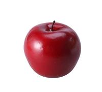 LIOOBO Mela Rosso Scuro Artificiale - Mela della vigilia di Natale - Frutta per Decorazioni di Frutta Finta per Piatti da Frutta di Nozze