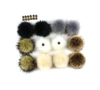 LIOOBO Morbidi Per Decorazioni Artigianali - Set 12 Pezzi in Colorato Per - Scarpe Sciarpe e Portachiavi Accessori Creativi Per e Adulti