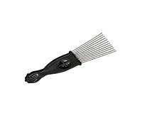 LIOOBO Pettine Afro in Metallo Per Ricci e Spessi - Manico Ergonomico in Plastica - Ideale Per Districare e Styling Perfetto Per Parrucchieri e Uso Quotidiano K2