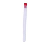 LIOOBO Scatola da Cucito in Plastica Trasparente 10 Pz per Accessori Maglia e Uncinetto - Dimensioni 16x1 Cm - Colore Rosso Ideale per Organizzare Ferri Fili e Materiali per Il Punto