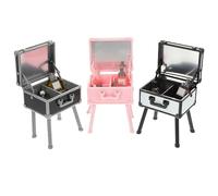 LIOOBO Scatola Portaoggetti Trucco Miniatura per Accessori Casa in Miniatura 3 Rossetto e Profumo Decorazione Chic per Micro