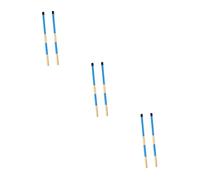 LIOOBO Set Di 2 Spazzole Per Batteria in Legno - Strumenti Musicali Per Cajon - Ideali Per Metal Rock Jazz e Funk Tecniche Di Percussione Con Manico Ergonomico e Design Elegante