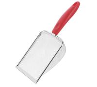 LIOOBO Shovel da Spiaggia Rete per Setaccio per Sabbia e Raccolta Rosso per Giochi Spiaggia e Attività Estive