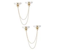 LIOOBO Spilla Elegante a Forma Di Ape in Lega Per Donna - Accessorio Creativo e Divertente Per Colletto - Design Unico e Affascinante Per Ogni Occasione