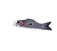 LIOOBO streamer per carpe Giappone di pesce bandiera appesa a pesce a forma di bandiere arredamento casa decorazioni arredamento del pesce bandiera da pesca Black