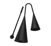 LIOOBO Strumento Campana Con Bastone in Metallo Leggero Campanaccio Tradizionale Due Suoni Con Mazza Strumento Musicale Percussione Per Allenamento e Attività All Aperto