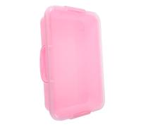 LIOOBO Vassoio Sensoriale Portatile Per Ragazzo Ragazza Con Tema Spaziale Scatola Per Sabbia Plastica Con Accessori e Molds Per Attività Sensoriali Indoor e Outdoor Colore Rosa