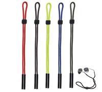 Liooce Set di 5 fasce per occhiali sportivi, colore rosso, nero, giallo fluo, blu e verde, multicolore, Taglia unica