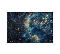 Liorosa Bellissimi puzzle Vergine per adulti 1000 pezzi, donna sognante cielo stellato, squisito puzzle in legno a tema dodici costellazioni, esercitare abilità pratiche e pazienza di pensiero