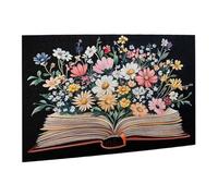 Liorosa Blooming Knowledge Puzzle per adulti 500 pezzi, bouquet floreale vivace da libro invecchiato, arte letteraria in legno di alta qualità, esercitare abilità pratiche e pensiero, splendida opera