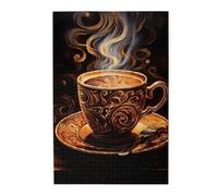 Liorosa Coffee Connoisseur, puzzle da 1000 pezzi per adulti, si adattano perfettamente, hobby e sfide esplorative, esercitare abilità pratiche e pensiero, per gli amanti del caffè