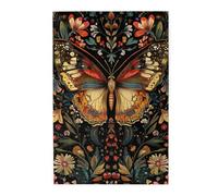 Liorosa Golden Monarch Puzzle da 1000 pezzi per adulti, farfalla vibrante con ali iridescenti tra fiori lussureggianti, sinfonia della natura a colori, hobby esplorativi e sfide, regalo per amici