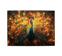 Liorosa Pavone di fuoco con piumaggio abbagliante puzzle da 500 pezzi per adulti, sfida cerebrale, adatto per serate di giochi di festa, design vivace e unico, montaggio pratico della tua decorazione