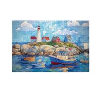 Liorosa puzzle a mosaico sul mare per adulti 1000 pezzi, capolavoro di colori pezzi in stile vetro creando serenità oceanica, relax profondo per te stesso, esercitare abilità pratiche e pensiero