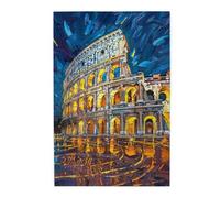 Liorosa Puzzle Colosseo sotto cielo stellato per adulti 1000 pezzi, antiche rovine in vorticosa luce stellare, meravigliosa immaginazione, rilassarsi e godersi il divertimento di risolvere puzzle