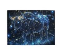 Liorosa puzzle costellazione del toro da 500 pezzi per adulti - toro dorato nella galassia stellata, arte del cielo notturno zodiacale, ideale per serate di giochi di festa, goditi il processo di