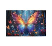 Liorosa Puzzle da 1000 pezzi in legno - incantato Butterfly Grove. Ali luminose e bagliore dorato nelle foreste crepuscolari, meravigliosa immaginazione, piacere sia per il corpo che per la mente