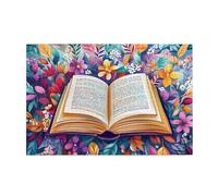 Liorosa puzzle da 1000 pezzi libro delle meraviglie per adulti, estetica dai colori morbidi, divertente puzzle da biblioteca da giardino, relax profondo per te stesso, attività divertenti per le