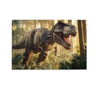 Liorosa Puzzle da 1000 pezzi per adulti Tyrannosaurus Rex, una creatura retrò classica, vibrante e realistica, impegnativo esercizio cerebrale, adatto per il tempo libero e l'intrattenimento in