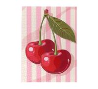 Liorosa Puzzle da 500 pezzi per adulti - innamorati di ciliegie, design vivace e unico, completo di famiglia e amici, regalo per gli amanti della frutta, goditi il processo di risoluzione dei puzzle