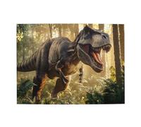 Liorosa Puzzle da 500 pezzi per adulti Tyrannosaurus Rex, una creatura retrò classica, vibrante e realistica, impegnativo esercizio cerebrale, adatto per il tempo libero e l'intrattenimento in