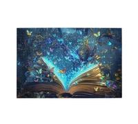 Liorosa Puzzle da giardino letterario per adulti 1000 pezzi, puzzle realistico di albero che cresce attraverso un libro aperto, meravigliosa immaginazione colori vivaci, assemblaggio pratico della tua
