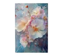 Liorosa Puzzle di fiori in fiore per adulti 1000 pezzi, sussurri di primavera, sfida, arte floreale ad acquerello, pezzi si adattano perfettamente, adatti per il tempo libero e l'intrattenimento in