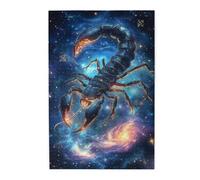 Liorosa Puzzle di scorpione celeste per adulti 1000 pezzi, classico dodici costellazioni Scorpione fantastico puzzle in legno, completo di famiglia e amici, regalo per amici