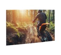 Liorosa Puzzle estremi per motociclisti di motocross per adulti 500 pezzi, corse fuoristrada ad alta energia, puzzle in legno per gli appassionati di sport, design vivace e unico, completo di famiglia
