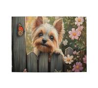 Liorosa Puzzle giocoso con cane e farfalla, 500 pezzi, per adulti, design ispirato alla natura per gli amanti del puzzle, estetica dai colori morbidi, adatto per la ricreazione in famiglia e