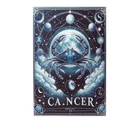 Liorosa Puzzle in legno per adulti, con 1000 costellazioni del cancro, design vivace, ideale per rilassarsi e mostrare per gli appassionati di puzzle
