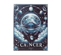 Liorosa Puzzle in legno per adulti, con dodici costellazioni del cancro, design vivace, ideale per rilassarsi e mostrare gli appassionati di puzzle, 500 pezzi
