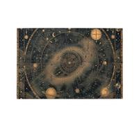 Liorosa Puzzle per adulti 1000 illustrazioni astrologiche retrò, hobby esplorativi e sfide, pezzi si adattano perfettamente, decorazioni per amanti dell'astrologia