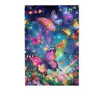 Liorosa Puzzle Per Adulti 1000 Pezzi Caleidoscopio Di Farfalle In Una Stella - Odissea Giardino Illuminato. Ogni Pezzo Una Pennellata Di Magia Della Natura, Per Gli Appassionati E Amici Puzzle