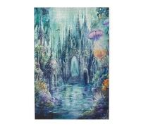Liorosa Puzzle per adulti 1000 pezzi fantasia marina mistica, città perduta retrò, esercizio cerebrale impegnativo, esercitare abilità pratiche e pensiero, attività creativa hobby per adulti