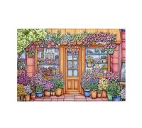 Liorosa Puzzle per adulti 1000 pezzi fiorista colorato con fiori vivaci, colori vivaci, goditi il processo di risoluzione del puzzle, esercita abilità pratiche e pazienza di pensiero