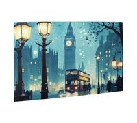 Liorosa Puzzle per adulti 500 pezzi classico City Notturne, incantevole puzzle in legno della notte di Londra, piacere sia del corpo che della mente, rilassati e goditi il divertimento di risolvere i