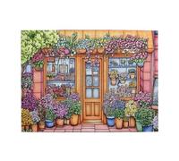 Liorosa Puzzle per adulti, 500 pezzi, fiorista colorato con fiori vivaci, colori vivaci, goditi il processo di risoluzione del puzzle, esercita abilità pratiche e pazienza di pensiero