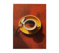 Liorosa Puzzle per adulti 500 pezzi mattutina Brew Bliss, caffè fumante in tazza, puzzle rilassante natura morta puzzle, goditi il processo di risoluzione del puzzle, regali per amici e familiari