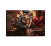 Liorosa Retro Love 1000 pezzi di puzzle in legno per adulti, estetica classica vintage, pezzi si adattano perfettamente, adatto per la ricreazione in famiglia, dimentica i problemi della vita