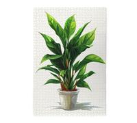 Liorosa Simplicity - Puzzle botanico per adulti, 1000 pezzi, fogliame verde vibrante in fioriera, puzzle in legno rilassante con piante della natura, goditi il processo di risoluzione del puzzle