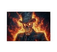 Liorosa Skeleton Gentleman - Puzzle da 1000 pezzi per adulti, design vintage in stile punk, opera d'arte unica per adulti, meravigliosa immaginazione, puzzle in legno, pezzi si adattano perfettamente