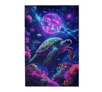 Liorosa Tartarughe del cielo stellato puzzle per adulti 1000 pezzi, animali unici e colorati, impegnativo esercizio cerebrale, splendida opera d'arte, montaggio pratico della tua decorazione domestica